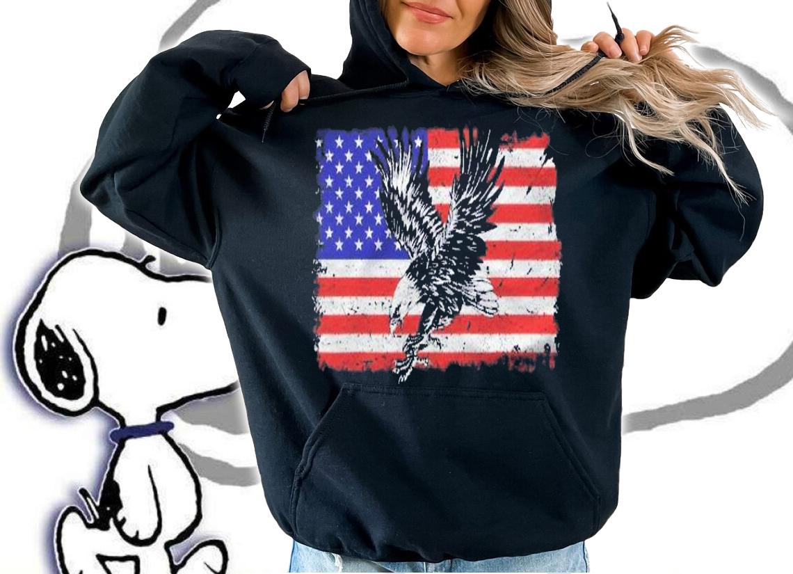 Eagle American Flag 4Th Of July Usa Merica Bird Lover Gift Shirt t-shirt hoodie