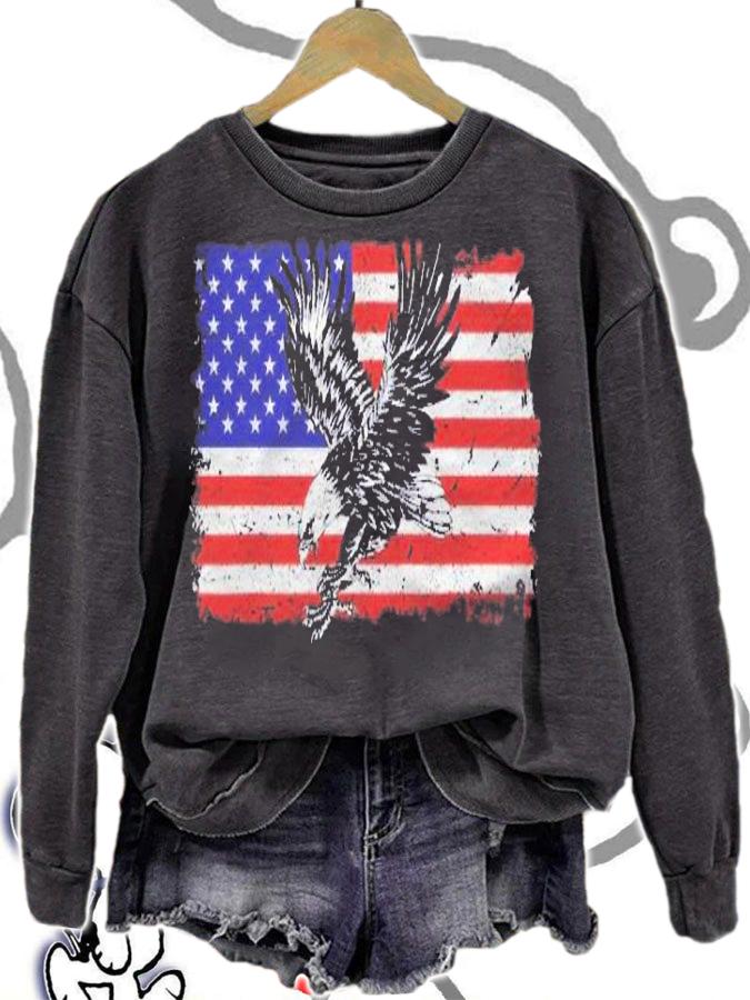 Eagle American Flag 4Th Of July Usa Merica Bird Lover Gift Shirt t-shirt sweatshirt
