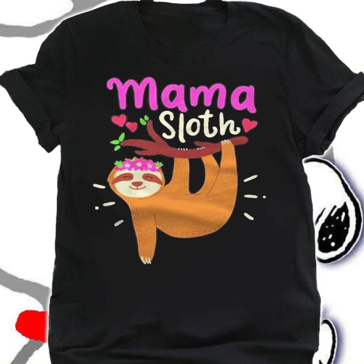 Mama Sloth Lazy Spirit Animal Mom Family Matching Costume Shirt t-shirt shirt