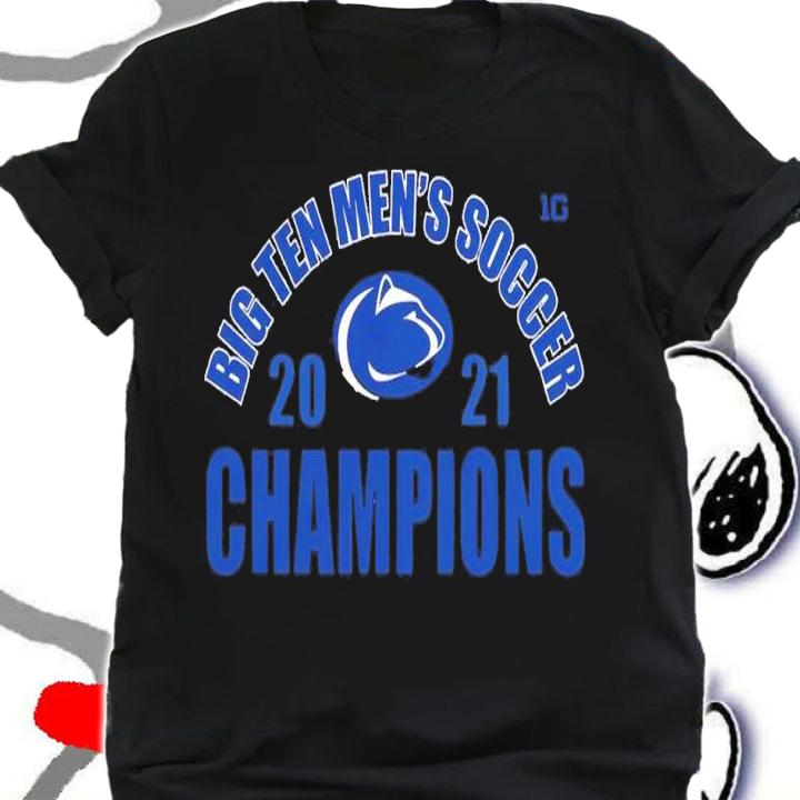 Penn State Nittany Lions 2021 Big Ten Men's Soccer Champions Shirt t-shirt shirt