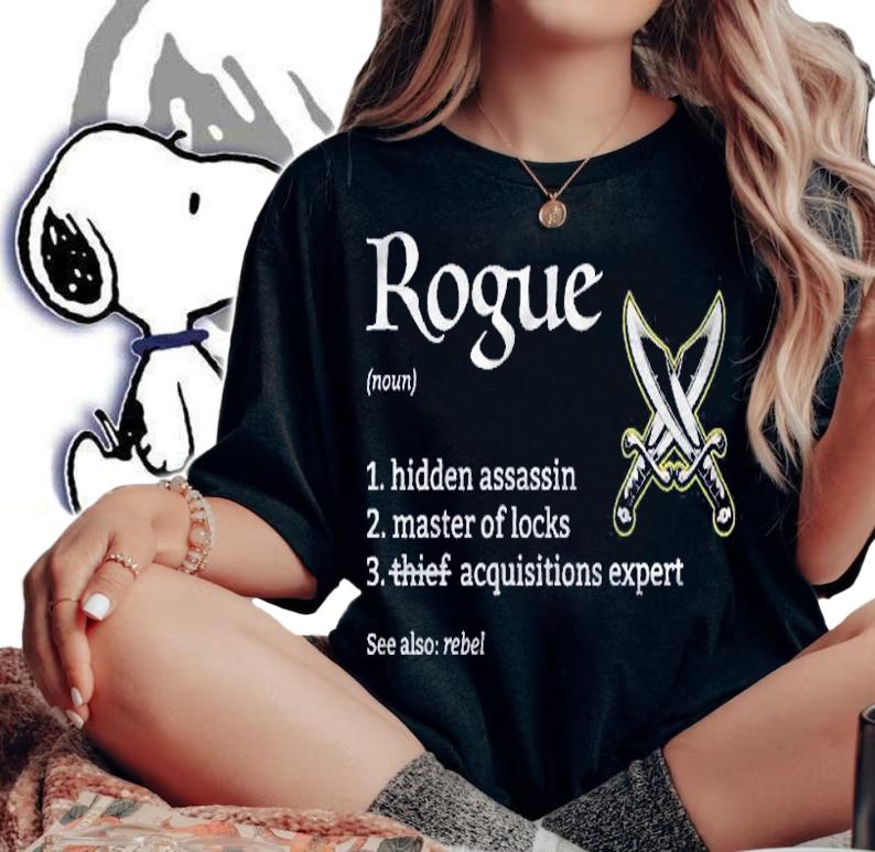 Rogue Class Tabletop Dungeons And Rpg Dragons shirt t-shirt