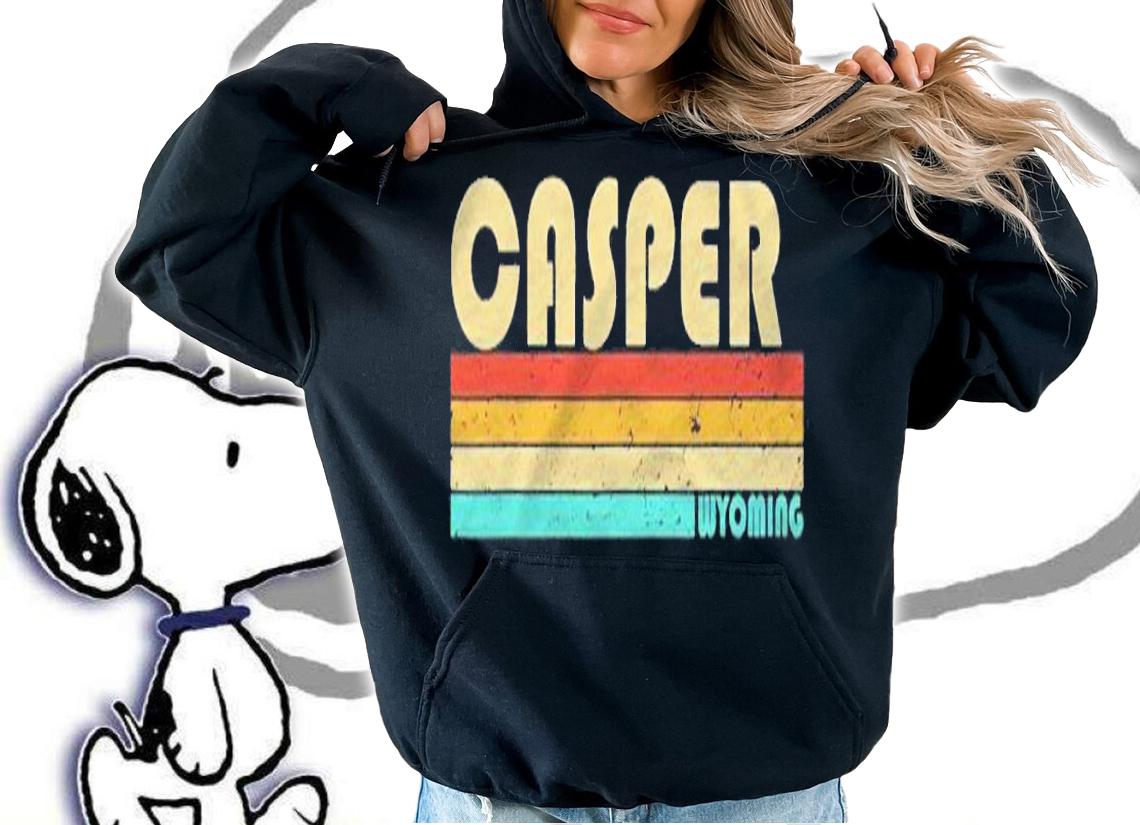 Casper Wy Wyoming Funny City Home Roots Retro 70S 80S Shirt t-shirt
