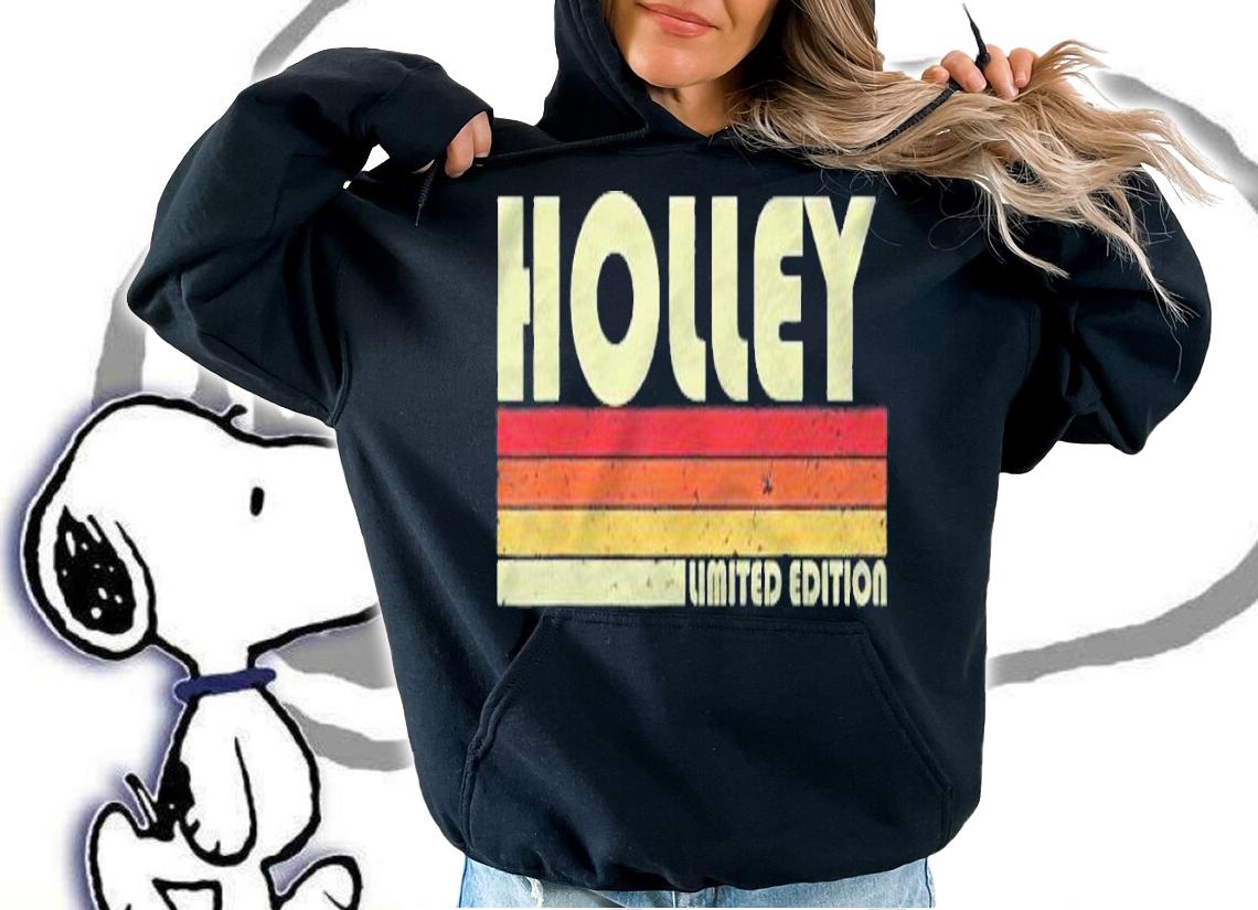 Holley Surname Funny Retro Vintage 80S 90S Birthday Reunion Shirt t-shirt