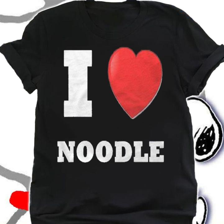 I Love Noodle Red Heart Shirt t-shirt shirt