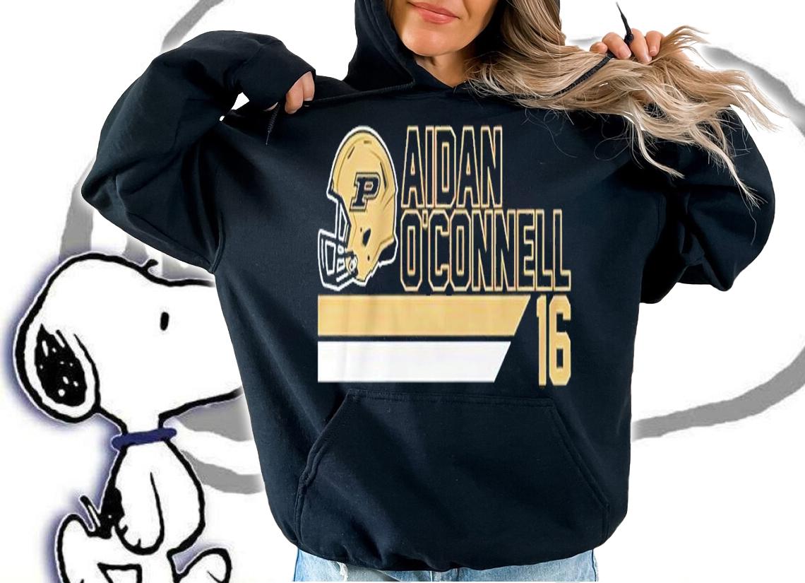 Purdue Football Aidan O'Connell 16 Player shirt t-shirt hoodie