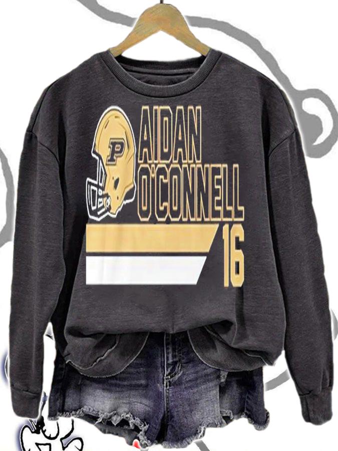 Purdue Football Aidan O'Connell 16 Player shirt t-shirt sweatshirt