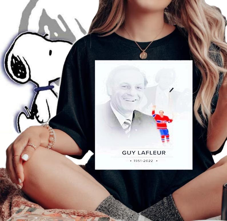 RIP Flower Guy Lafleur Montreal Canadiens 1951 2022 T-Shirt t-shirt woman shirt