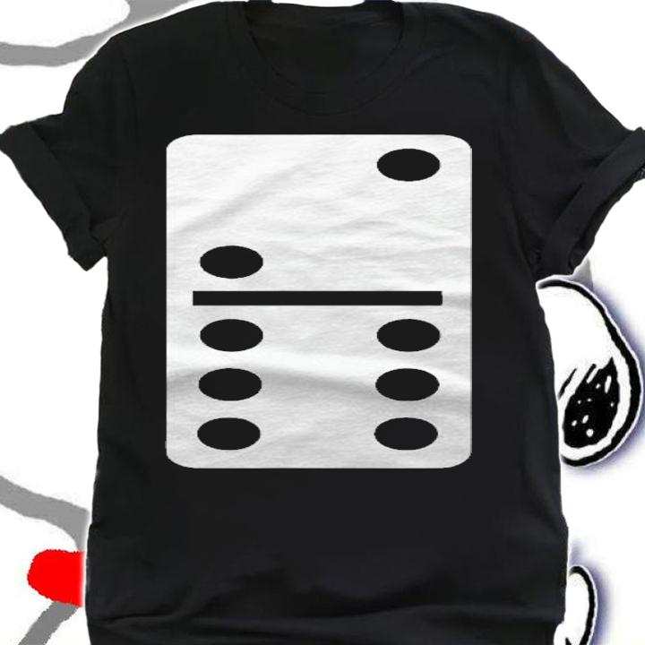 Two Six Dominoes Halloween Costume Domino Game Shirt t-shirt