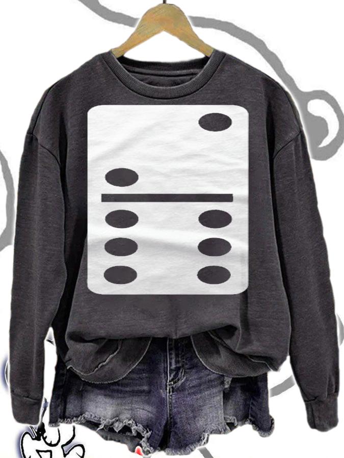 Two Six Dominoes Halloween Costume Domino Game Shirt t-shirt