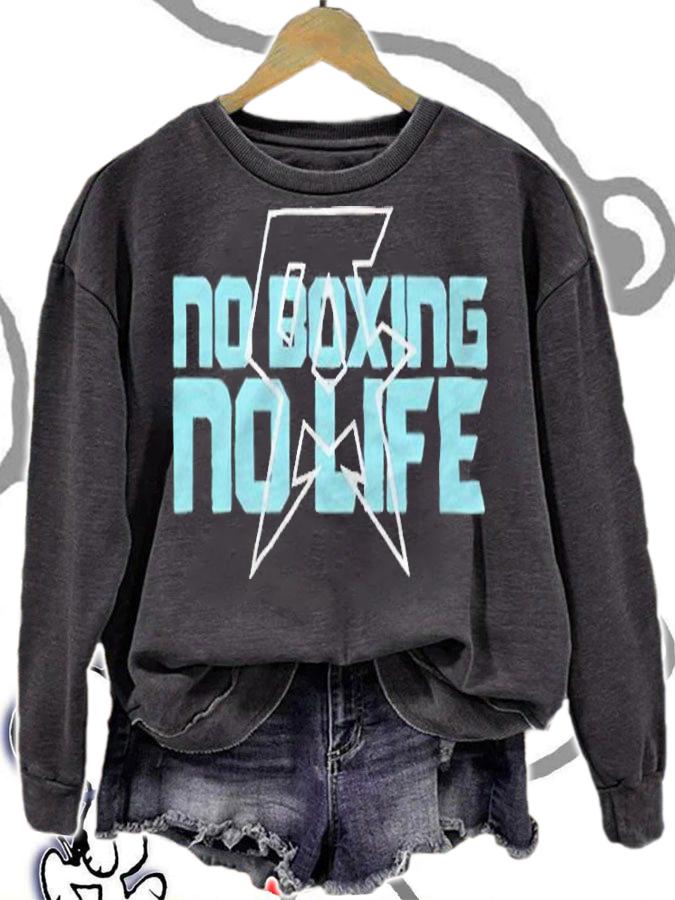 Canelo Alvarez No Boxing No Life logo T-shirt sweatshirt
