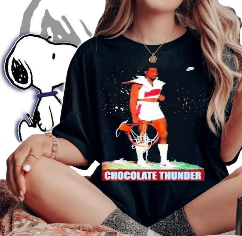Darryl Dawkins Chocolate Thunder NBA Basketball Shirt