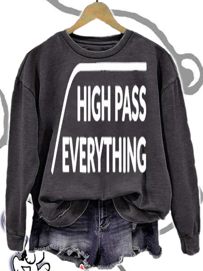 High Pass Everything Audio Engineer T-Shirt