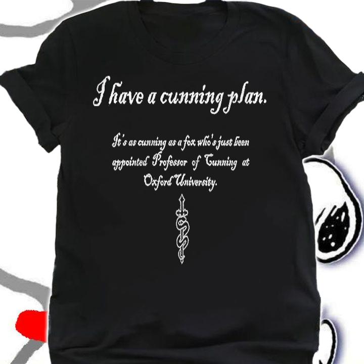 I Have A Cunning Plan Oxford Essential Shirt shirt