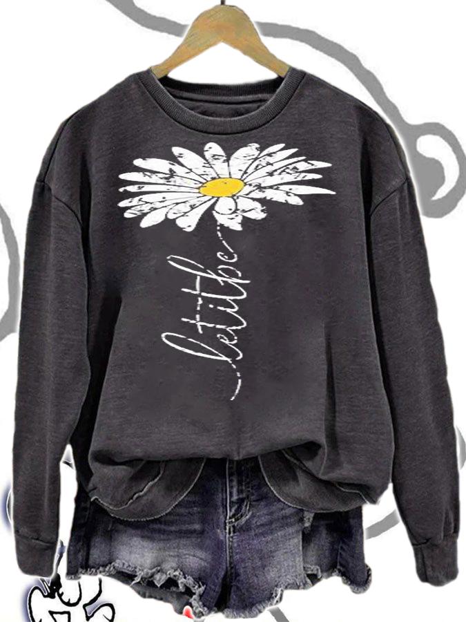 Let It Be Daisy Spring T-Shirt sweatshirt