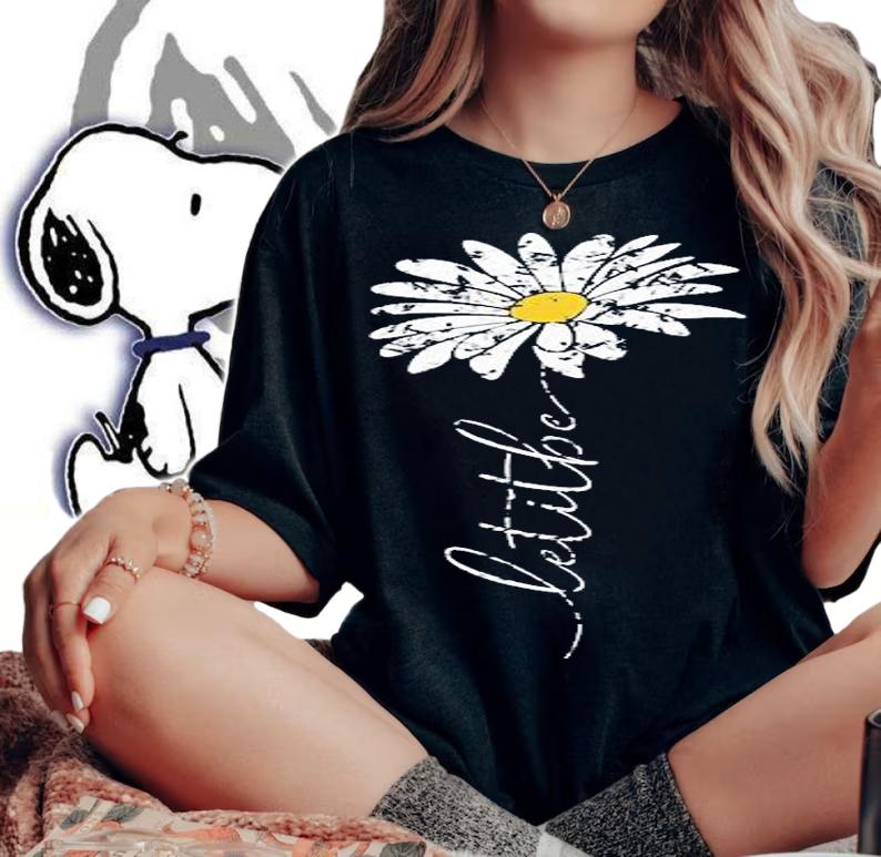 Let It Be Daisy Spring T-Shirt woman shirt