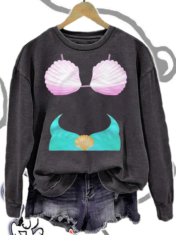 Mermaid Halloween Costume Shirt Cool Magical Dress-Up Gift Shirt sweatshirt