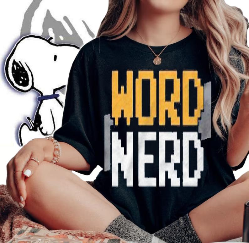 Word Nerd Wordsmith Spelling Bee English Language Day Shirt