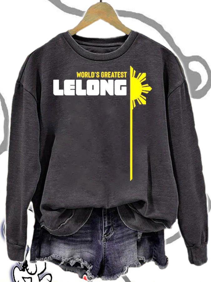 Worlds Greatest Lelong Filipino Flag T-Shirt