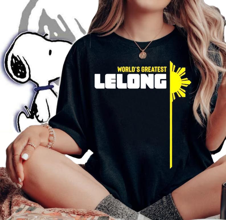 Worlds Greatest Lelong Filipino Flag T-Shirt