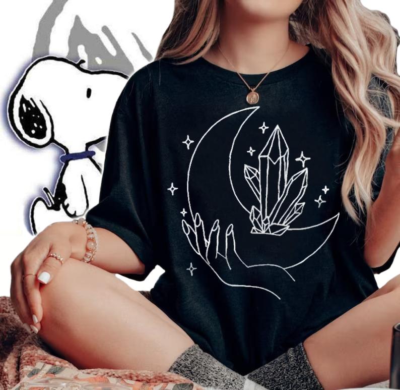 Eleanor Neale moon crystal T-shirt woman shirt