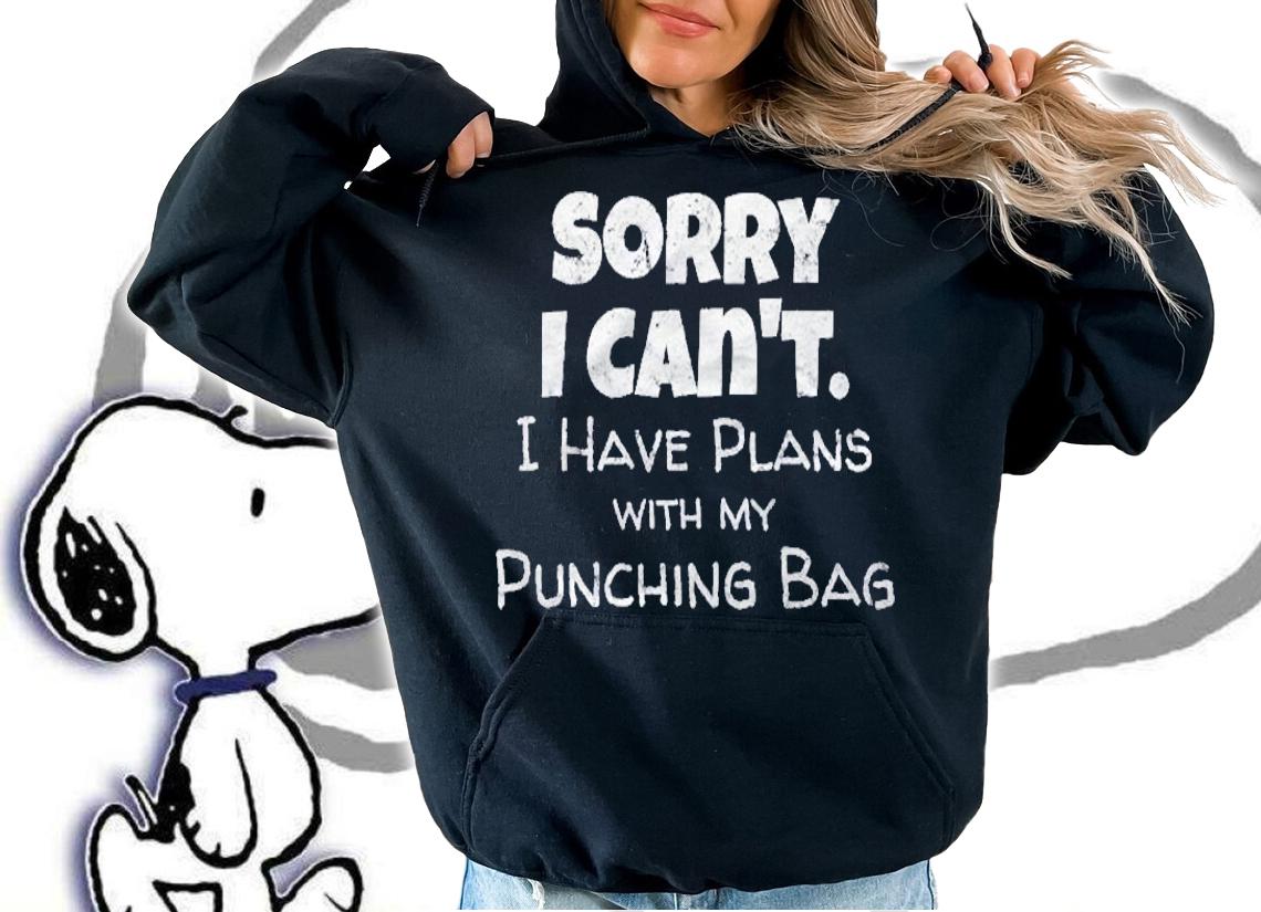 Funny Boxing Quote Design Punching Bag Boxer Meme Shirt