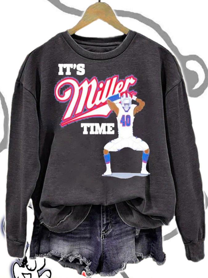It's Von Miller Time Buffalo Bills Shirt sweatshirt