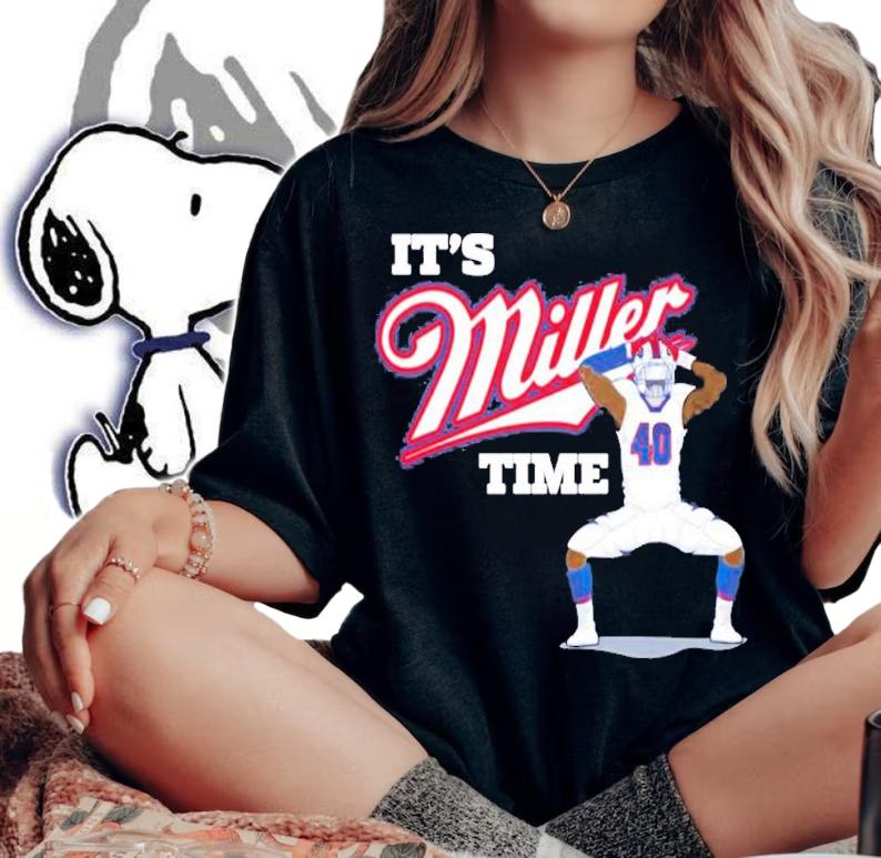 It's Von Miller Time Buffalo Bills Shirt woman shirt