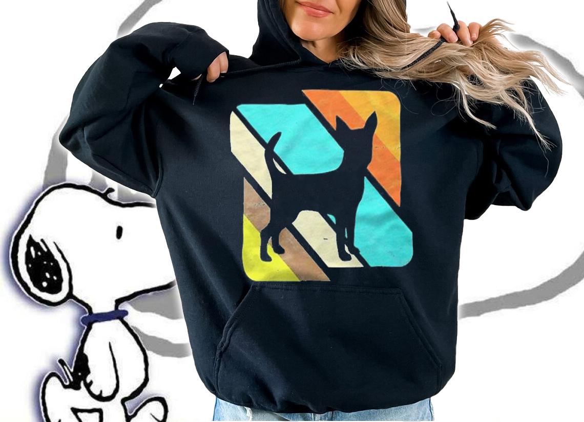 Vintage Chiweenie Cool Dog T-shirt hoodie