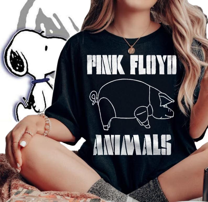 David Gilmour Pink Floyd Pig Animals T-shirt woman shirt