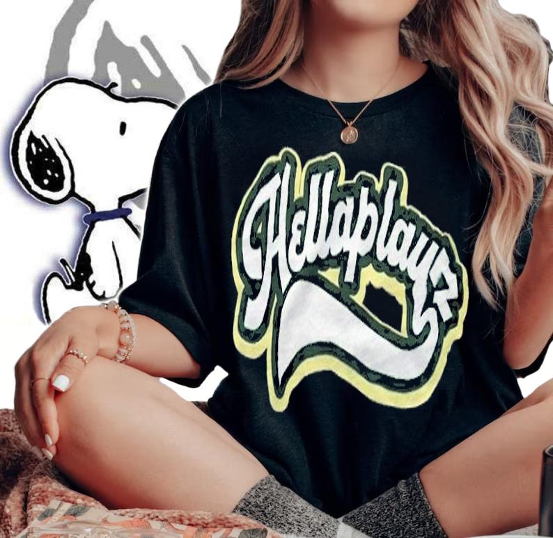 Hellaplayz logo shirt woman shirt