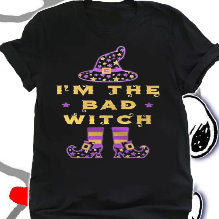 Im The Bad Witch Matching Group Halloween Witch T-shirt shirt