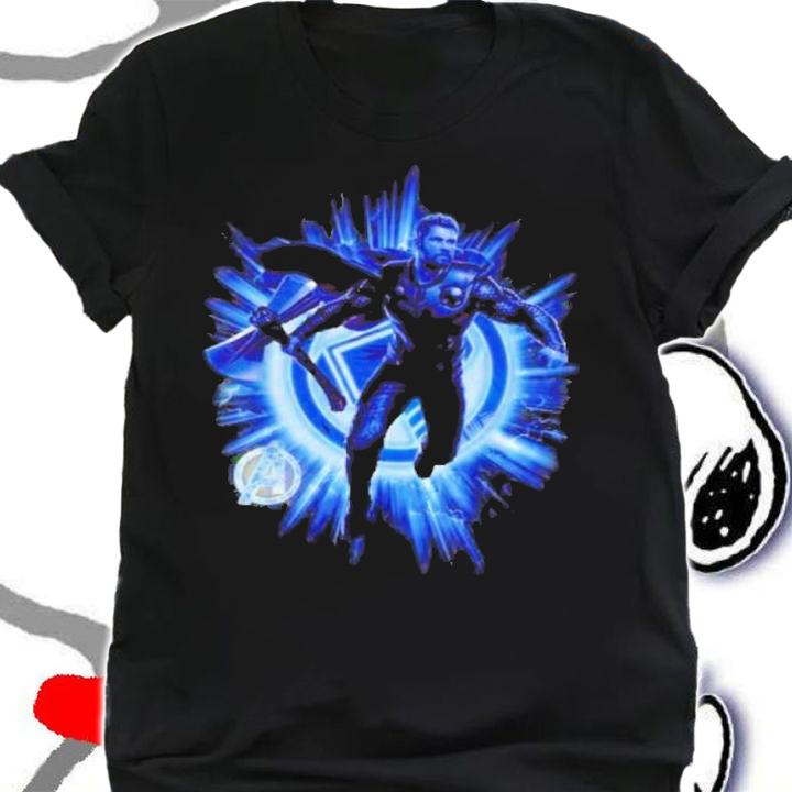 Marvel Avengers Endgame Thor Blast Poster Graphic Shirt shirt