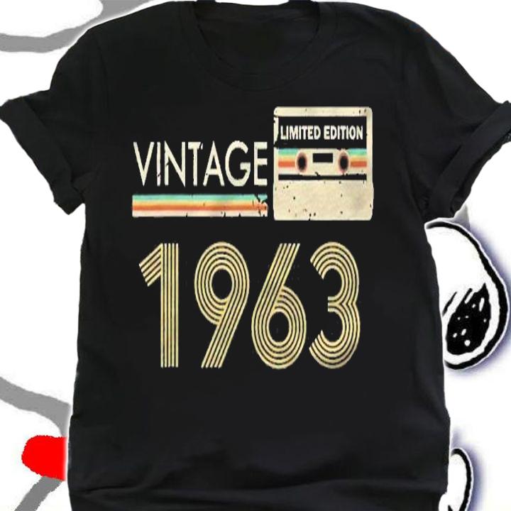 Vintage 1963 Made In 1963 58Th Birthday Limited Edition Shirt shirt
