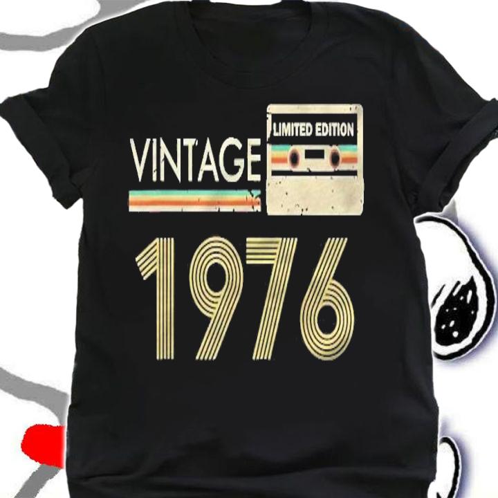 Vintage 1976 Made In 1976 45Th Birthday Limited Edition T-shirt