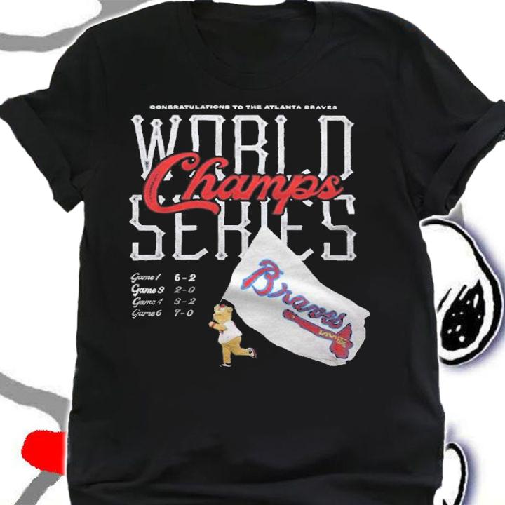 Congratulations to the Atlanta Braves World Champs Series shirt shirt