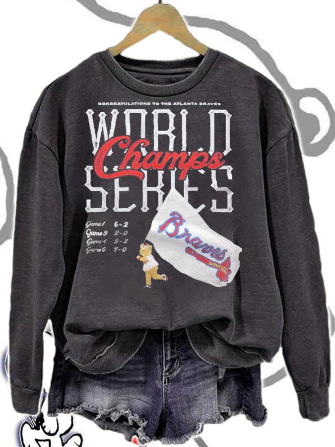 Congratulations to the Atlanta Braves World Champs Series shirt sweatshirt