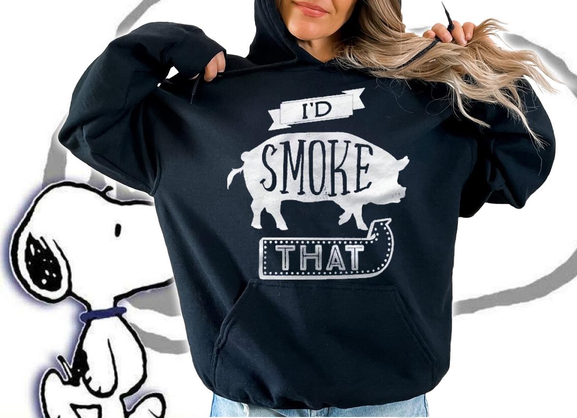 Id Smoke That Funny Bbq Pit Grilling Shirt