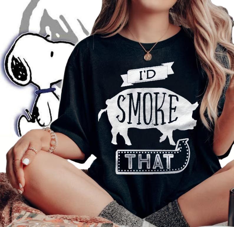 Id Smoke That Funny Bbq Pit Grilling Shirt