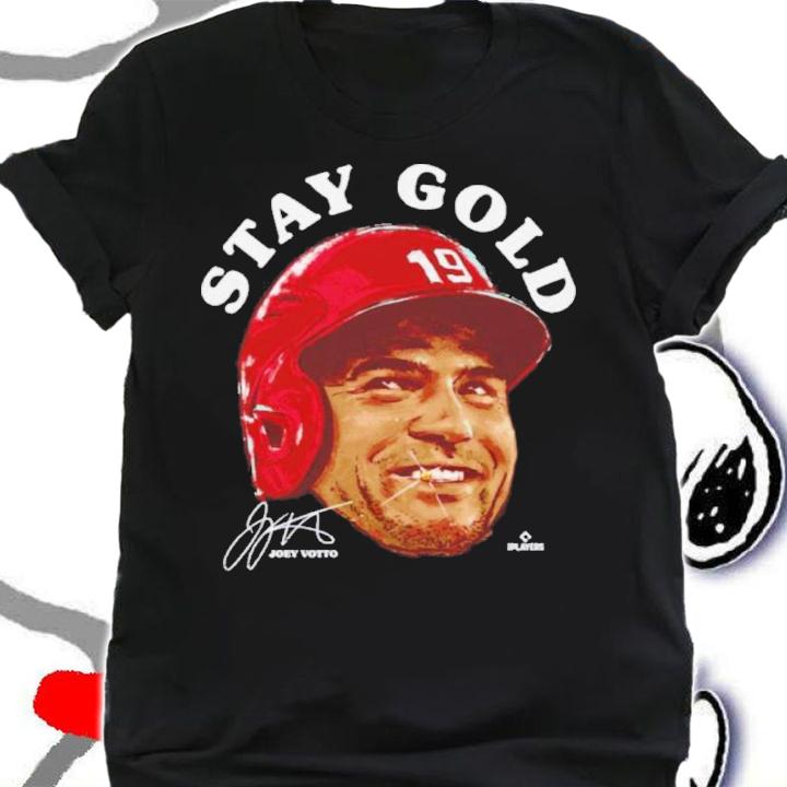 Joey Votto Cincinnati Gold Baseball Signatures Shirt