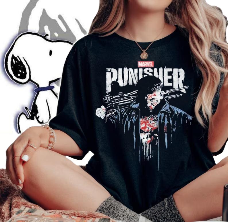 Marvel The Punisher Frank Castle T-shirt woman shirt