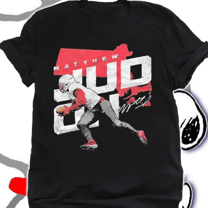 Matt Judon Player Map New England Football Shirt shirt