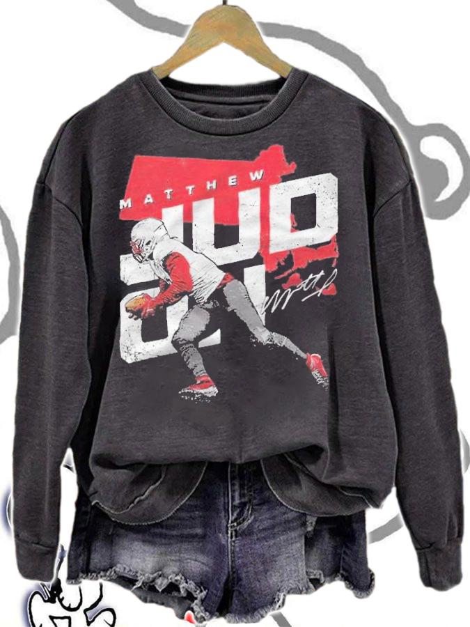Matt Judon Player Map New England Football Shirt sweatshirt