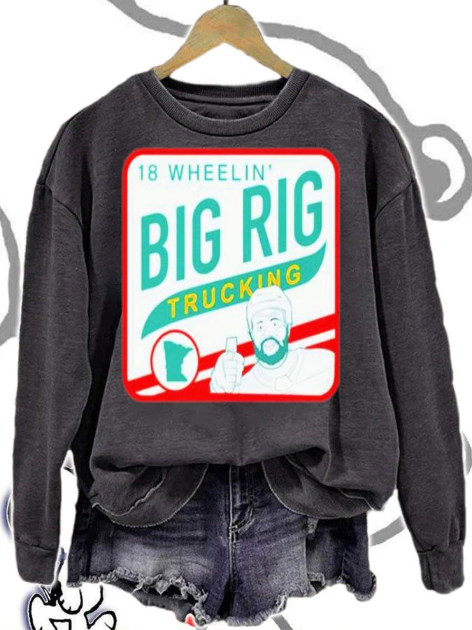Minnesota Wild Hockeylodge Ryan Hartman Wearing Jordan Greenway Big Rig Shirt