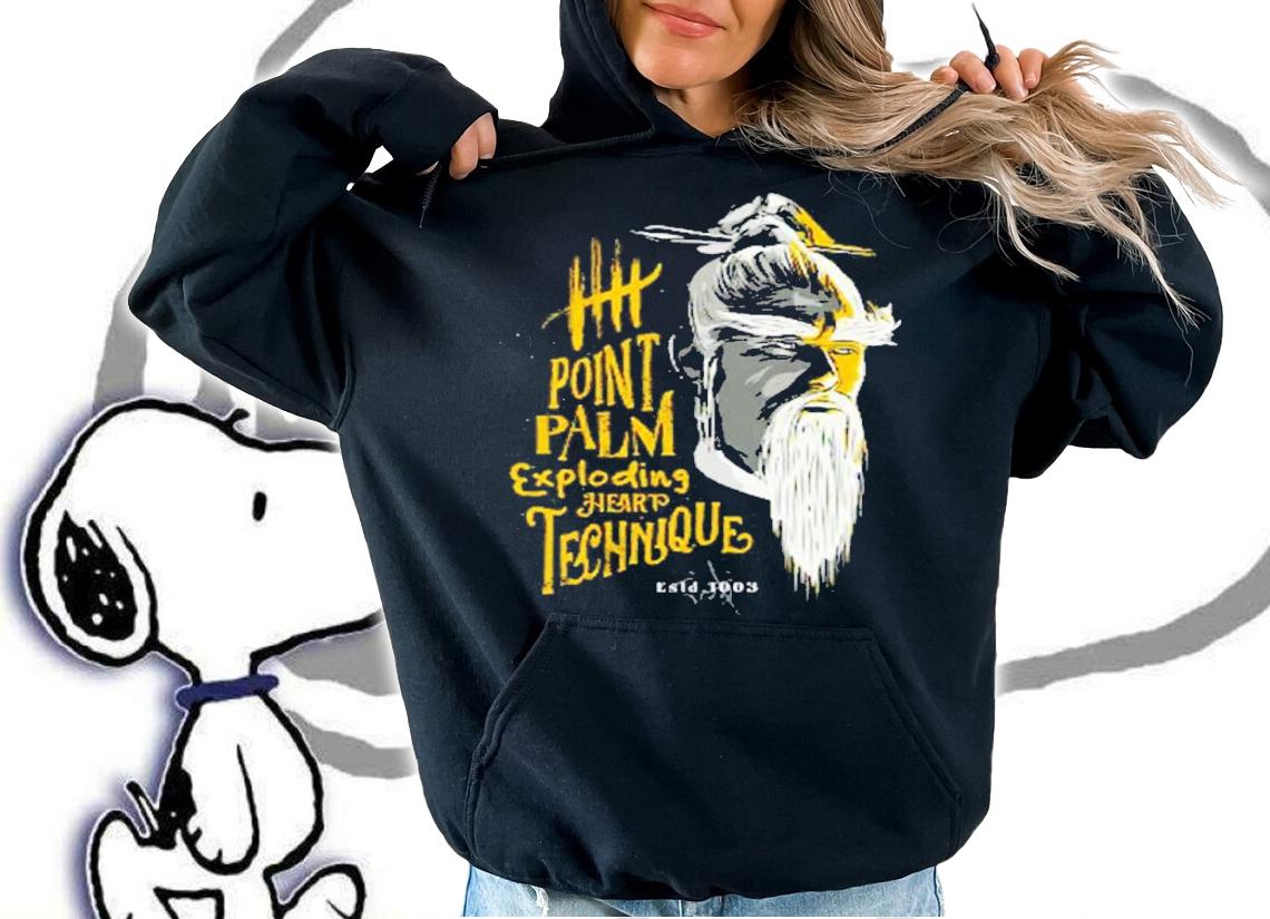 Point Palm Exploding Heart Technique shirt hoodie