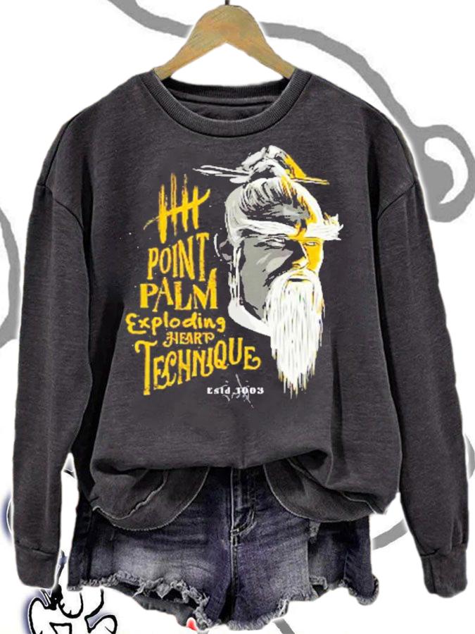 Point Palm Exploding Heart Technique shirt sweatshirt