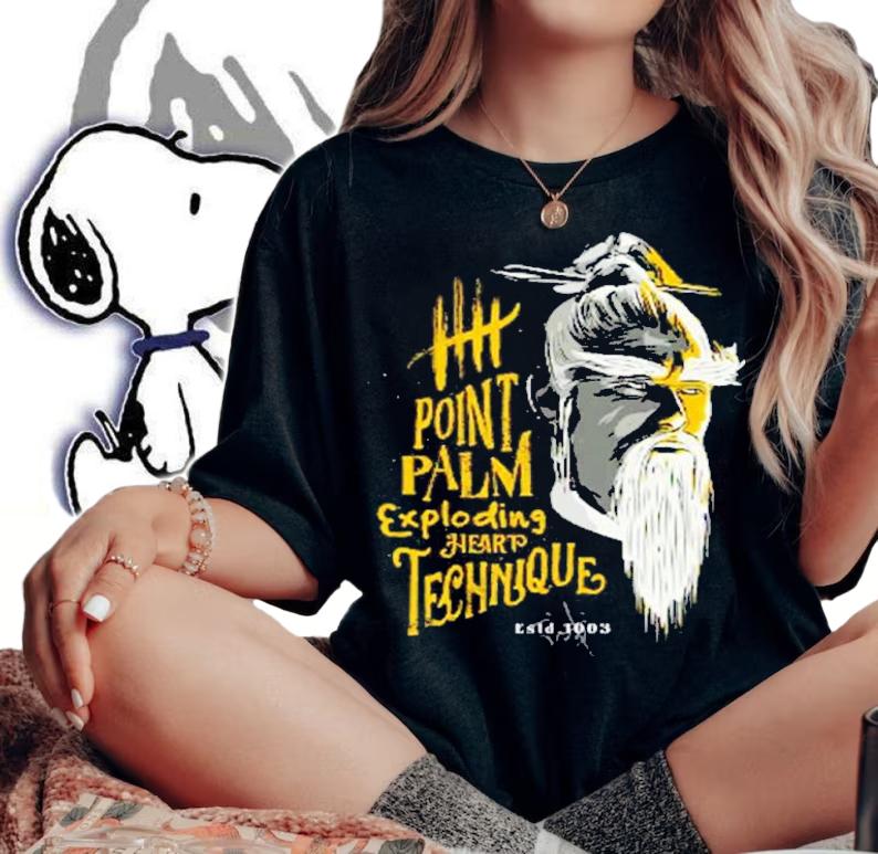 Point Palm Exploding Heart Technique shirt woman shirt
