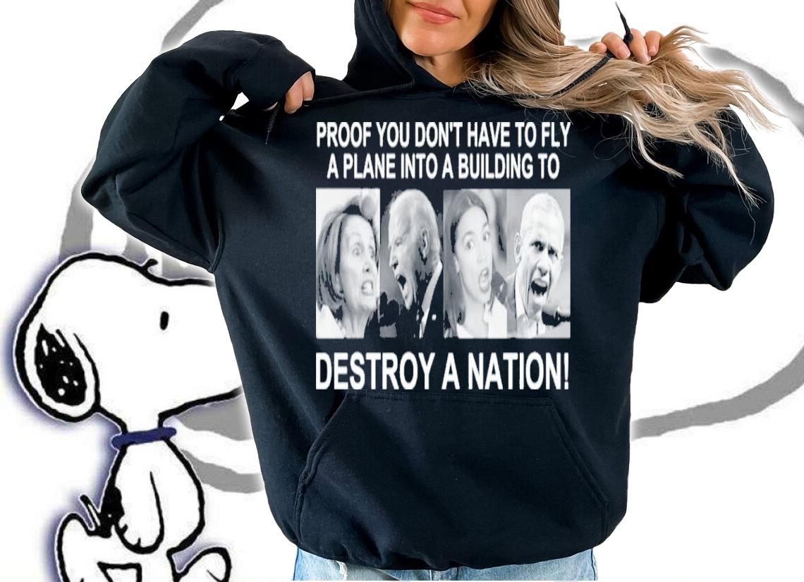 Proof You Don't Have To Fly A Plane Into A Building To Destroy A Nation Shirt hoodie