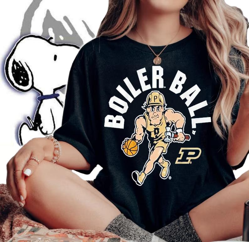 Purdue Boiler Ball Shirt woman shirt