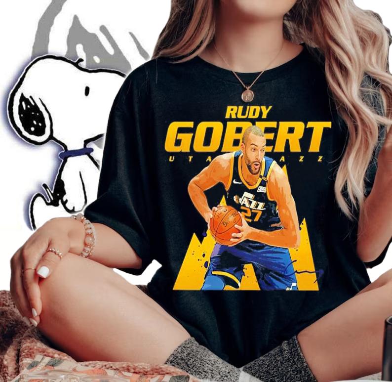 Rudy Gobert Utah Jazz Basketball Shirt woman shirt