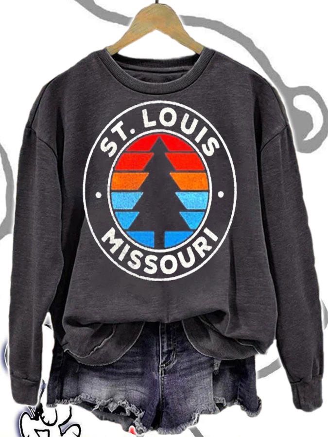 St. Louis Missouri Mo Vintage Graphic Retro 70S T-Shirt sweatshirt